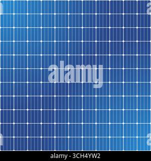 Solar Panel Background. Solar Panel Pattern Vector Illustration. Stock Vector