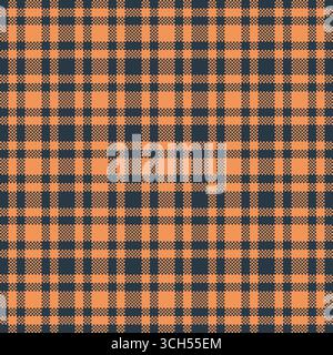 Classic check pattern. Timeless textile design with interlocking lines in warm  cool tones. Seamless texture ideal for backgrounds, apparel, or digita Stock Vector