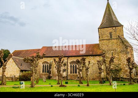 St Peter and St Pauls Church, Church Street, Edenbridge, Kent Stock Photo