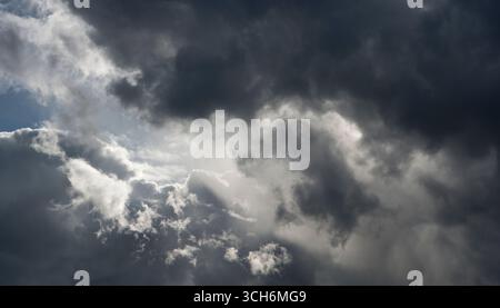 Highly Textured Cloudscape Over London Stock Photo
