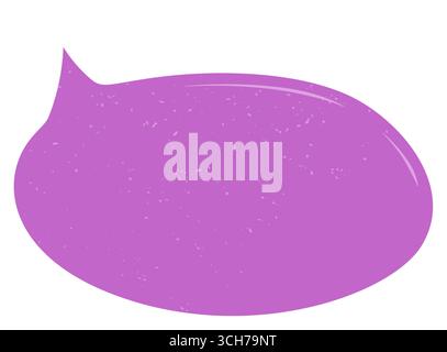Fluid Grunge Speech Box Sticker Stock Vector
