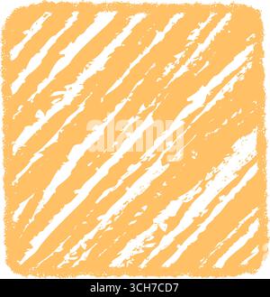 Crayon Scribble Square Frame With Texture Stock Vector