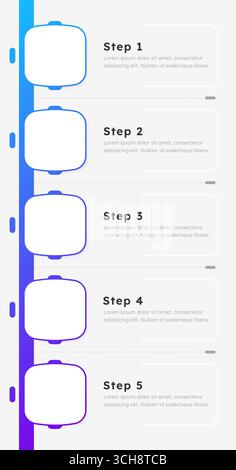 Human resources management infographic template Stock Vector