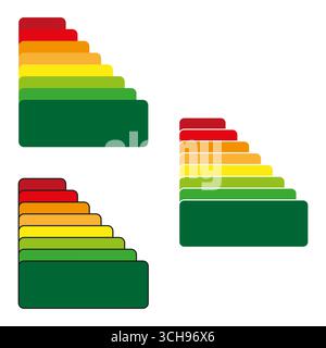 Colorful bar graph. Progress stairs icon. Modern Vector chart. Business success symbol. EPS 10. Stock Vector