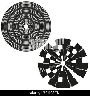 Road pattern collection. Transportation vector elements. Geometric graphic illustration. Abstract highway symbols. Stock Vector