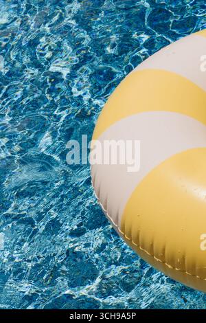 Abstract Blue Water Pool Surface Stock Photo
