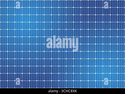 Solar Panel Background. Solar Panel Texture Vector Illustration. Stock Vector