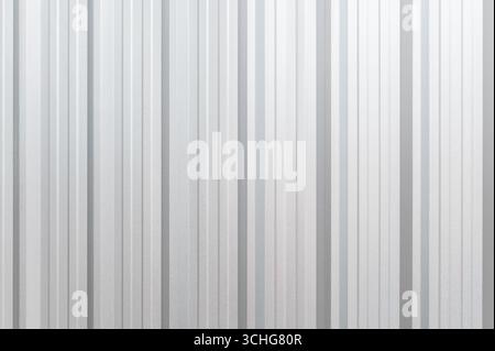 Corrugated sheet metal facade background Stock Photo