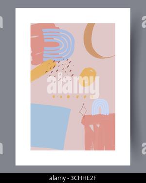 a digital geometric abstract artwork featuring a pattern of ...