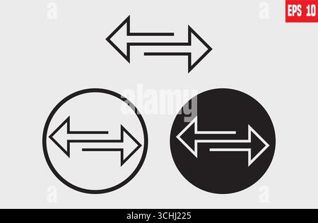arrow icon, modern simple arrows, arrow vector collection cursor Stock Vector
