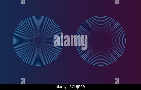 Abstract colorful wave lines background. Futuristic technology concept. Modern flowing wave lines. Dynamic wave pattern. Vector illustration. Stock Vector