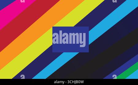 Abstract colorful wave background. Futuristic technology concept. Vector illustration. Stock Vector