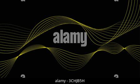 Abstract colorful wave lines background. Futuristic technology concept. Modern flowing wave lines. Dynamic wave pattern. Vector illustration. Stock Vector