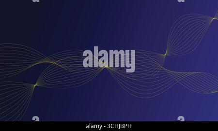 Abstract colorful wave lines background. Futuristic technology concept. Modern flowing wave lines. Dynamic wave pattern. Vector illustration. Stock Vector