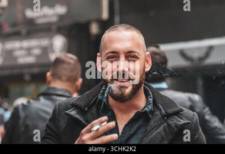 Petar Strugar, Serbian actor and television host. Stock Photo