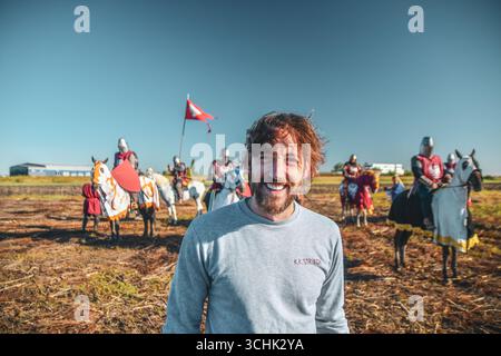 Petar Strugar, Serbian actor and television host. Stock Photo
