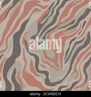 Abstract lines Seamless Wavy Pattern Stock Vector