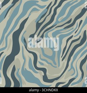Abstract lines Seamless Wavy Pattern Stock Vector