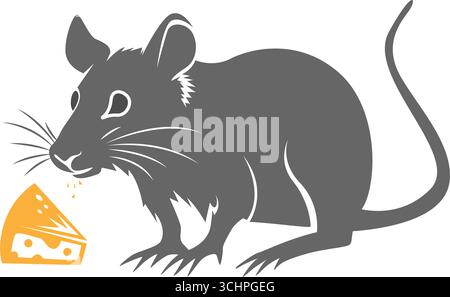 Rats logo icon illustration design Stock Vector