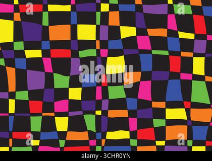 Abstract line shapes art pattern background. Vector illustration art backdrop Stock Vector