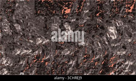 Grunge texture background with dark gray and orange colors creating an abstract and textured design Stock Photo