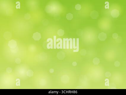 Abstract Green Natural background During Spring Time. Vector Illustration. Stock Vector