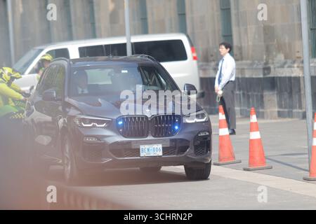 Mexico City, Mexico. 03rd Sep, 2025. U.S. Secretary of State Marco Rubio upon his arrival at the National Palace to hold a meeting with Mexican President Claudia Sheinbaum. on September 3, 2025, in Mexico City, Mexico. (Photo by Carlos Santiago/Eyepix Group) Credit: Eyepix Group/Alamy Live News Stock Photo