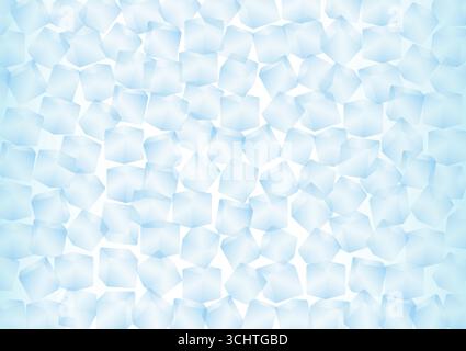 Ice Cubes Background. Vector Illustration. Stock Vector