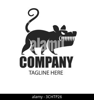 Home service vector logo design with slogan Tagline Goes Here Stock Vector