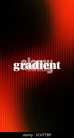 Ripple gradient background design. Modern distortion ripple glass texture effect. Abstract fractal effect ribbed glass texture with vibrant gradients Stock Vector