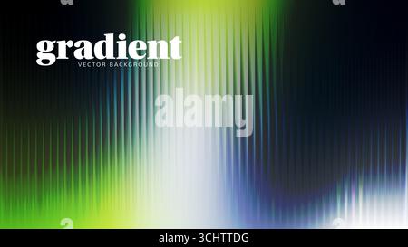 Ripple gradient background design. Modern distortion ripple glass texture effect. Abstract fractal effect ribbed glass texture with vibrant gradients Stock Vector
