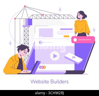 Programming tools, illustration, vector, on a white background Stock ...