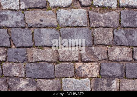 Texture of paving stones on Red Square. Stock Photo