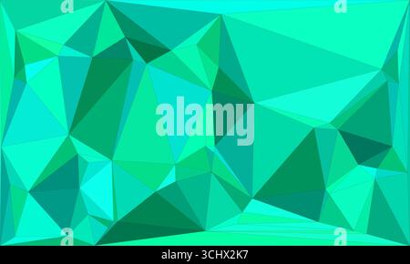 Polygonal mosaic with gradient color abstract geometric background. Low Poly background design. Technology low Poly background. Modern and trendy abst Stock Vector