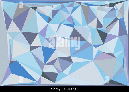 Polygonal mosaic with gradient color abstract geometric background. Low Poly background design. Technology low Poly background. Modern and trendy abst Stock Vector