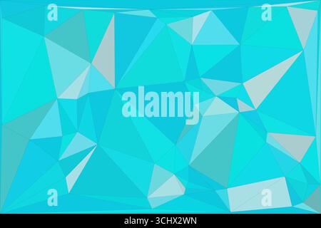 Polygonal mosaic with gradient color abstract geometric background. Low Poly background design. Technology low Poly background. Modern and trendy abst Stock Vector