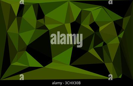 Polygonal mosaic with gradient color abstract geometric background. Low Poly background design. Technology low Poly background. Modern and trendy abst Stock Vector