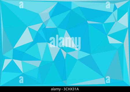 Polygonal mosaic with gradient color abstract geometric background. Low Poly background design. Technology low Poly background. Modern and trendy abst Stock Vector
