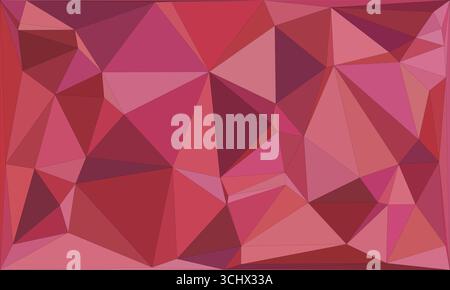 Polygonal mosaic with gradient color abstract geometric background. Low Poly background design. Technology low Poly background. Modern and trendy abst Stock Vector