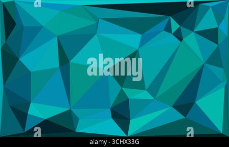 Polygonal mosaic with gradient color abstract geometric background. Low Poly background design. Technology low Poly background. Modern and trendy abst Stock Vector