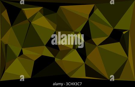 Polygonal mosaic with gradient color abstract geometric background. Low Poly background design. Technology low Poly background. Modern and trendy abst Stock Vector