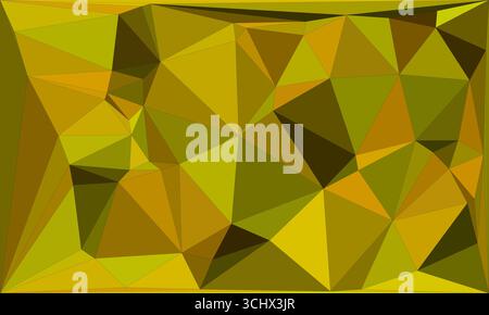 Polygonal mosaic with gradient color abstract geometric background. Low Poly background design. Technology low Poly background. Modern and trendy abst Stock Vector