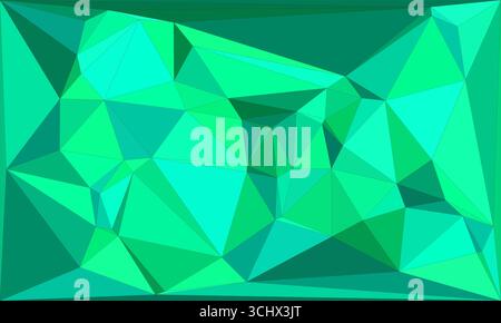 Polygonal mosaic with gradient color abstract geometric background. Low Poly background design. Technology low Poly background. Modern and trendy abst Stock Vector