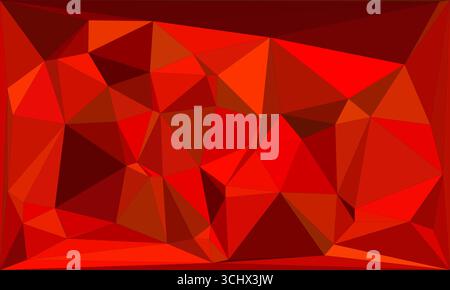 Polygonal mosaic with gradient color abstract geometric background. Low Poly background design. Technology low Poly background. Modern and trendy abst Stock Vector