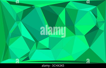 Polygonal mosaic with gradient color abstract geometric background. Low Poly background design. Technology low Poly background. Modern and trendy abst Stock Vector