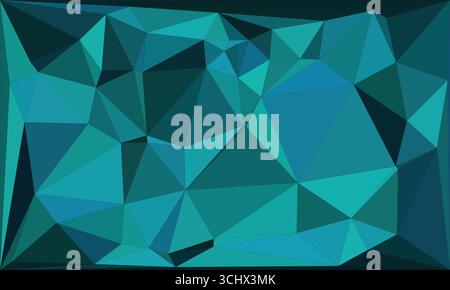 Polygonal mosaic with gradient color abstract geometric background. Low Poly background design. Technology low Poly background. Modern and trendy abst Stock Vector
