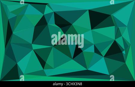 Polygonal mosaic with gradient color abstract geometric background. Low Poly background design. Technology low Poly background. Modern and trendy abst Stock Vector