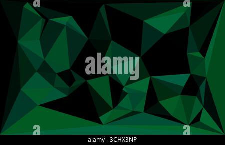 Polygonal mosaic with gradient color abstract geometric background. Low Poly background design. Technology low Poly background. Modern and trendy abst Stock Vector