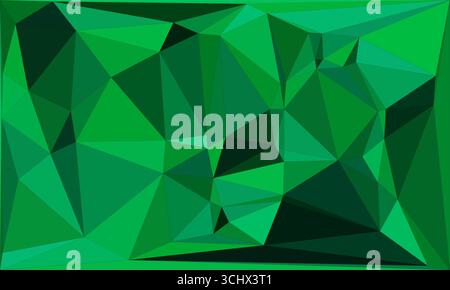 Polygonal mosaic with gradient color abstract geometric background. Low Poly background design. Technology low Poly background. Modern and trendy abst Stock Vector