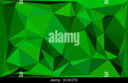Polygonal mosaic with gradient color abstract geometric background. Low Poly background design. Technology low Poly background. Modern and trendy abst Stock Vector